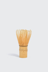 Matcha ready וויסק במבוק, bamboo whisk for traditional matcha tea preparation, with finely crafted bamboo tines.