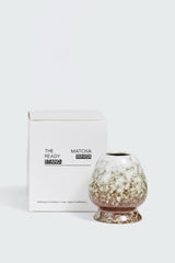 Matcha Ready bamboo matcha whisk holder in beige, designed to hold and display matcha whisks stylishly.
