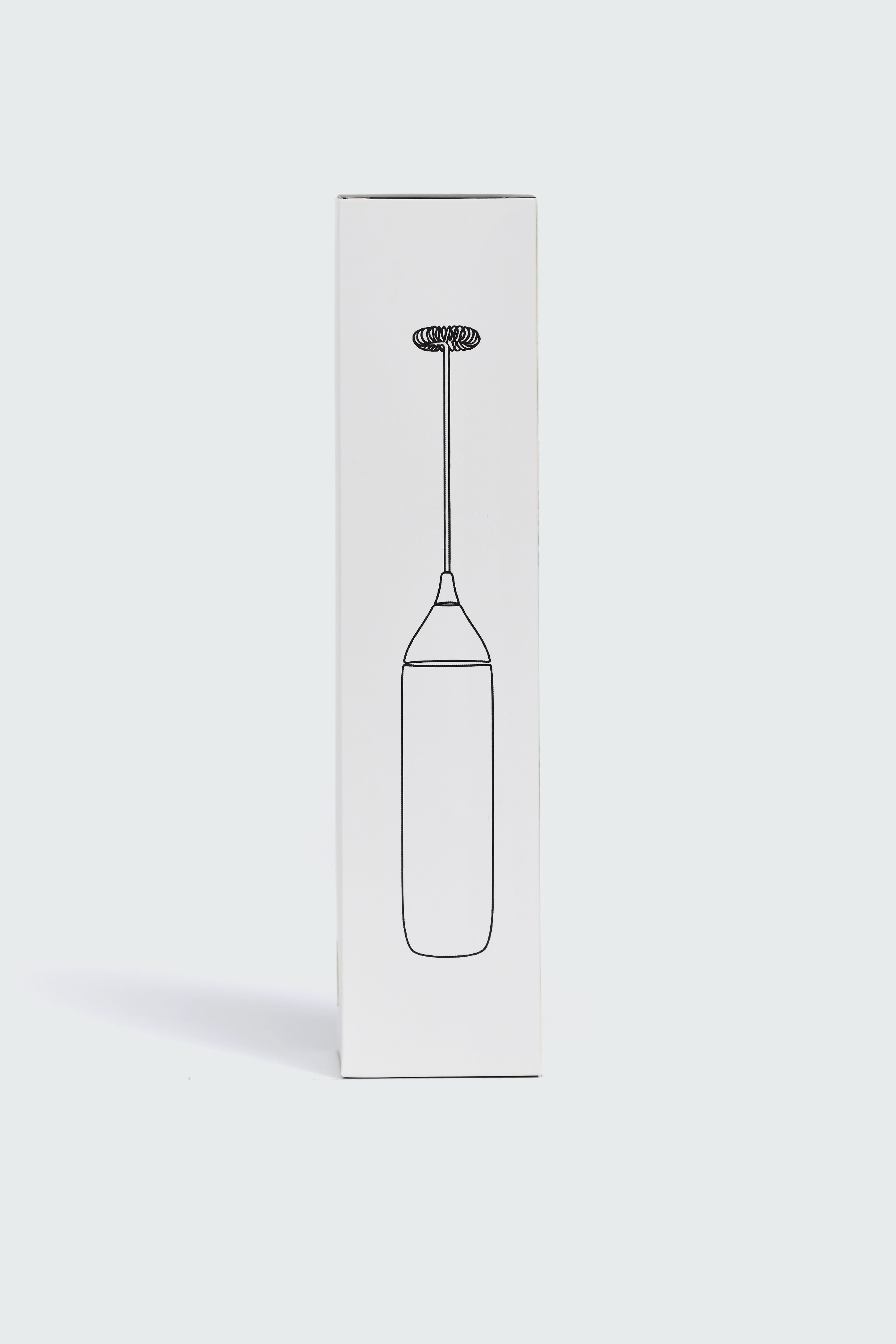 Matcha Ready battery-powered milk frother displaying a sleek handheld design for creamy coffee and beverage frothing.