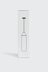 Matcha Ready battery-powered milk frother displaying a sleek handheld design for creamy coffee and beverage frothing.