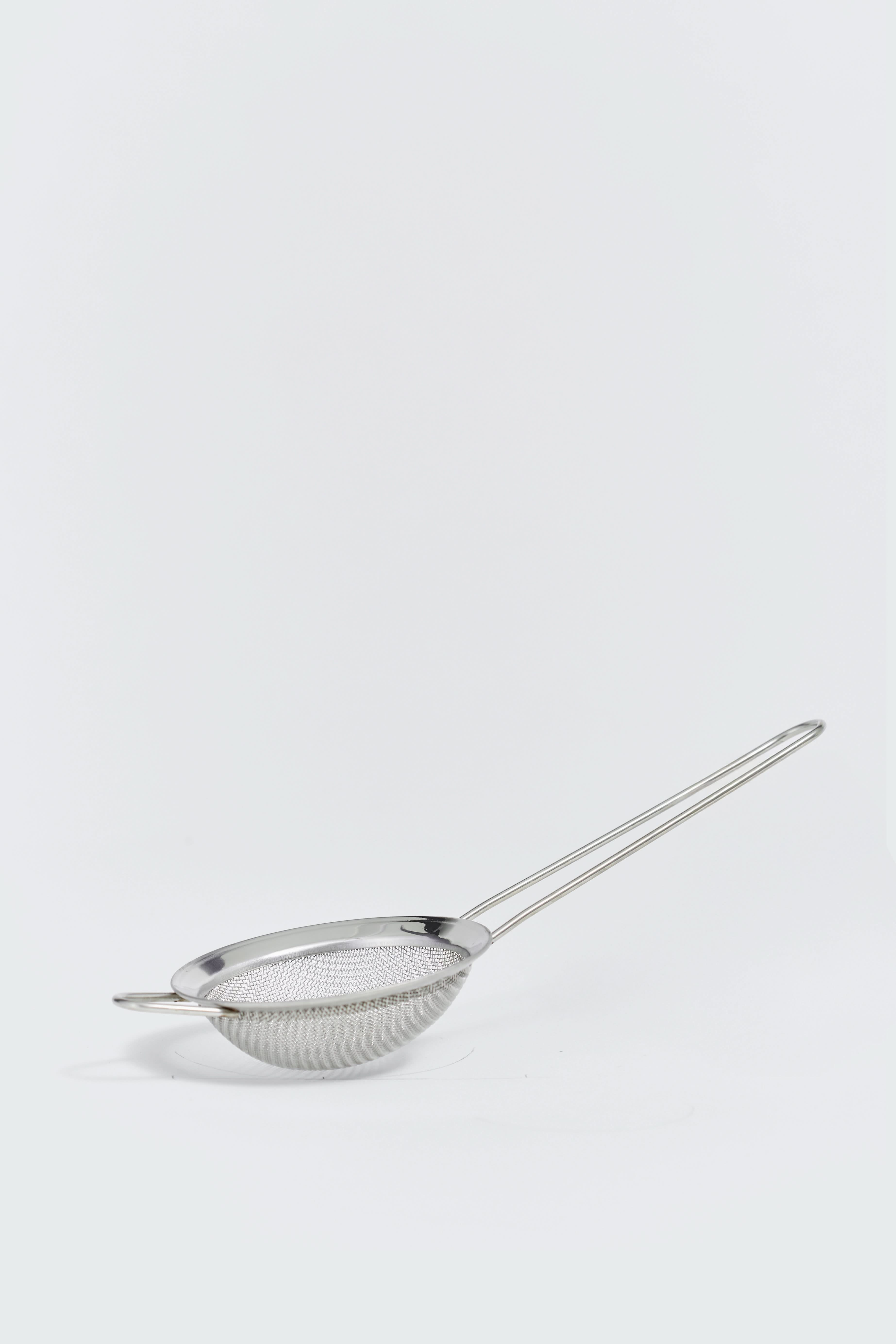 Matcha Ready mesh strainer for matcha tea preparation, featuring fine stainless steel mesh and a handle for easy use.