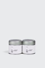 Two 30-gram Matcha Ready cans with green tea powder, shown in a close-up image.