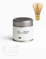 מאצ׳ה + וויסק במבוק + קערת זכוכית